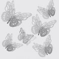 thumbnail image 2 of Clearance! 12Pcs 3D LaserButterfly Wall Decorations 3 Sizes 6Styles 4 Coloer Butterfly Party Decorations Birthday Decorations Butterflies For Crafts CakeDecorating Wall Room Decor, 2 of 9