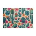 thumbnail image 2 of Cactus and Desert Flower Dish Drying Mat 12"x18" Kitchen Counter Dish Pad Microfiber Absorbent Drainer Rack for Coffee Bar, 2 of 6