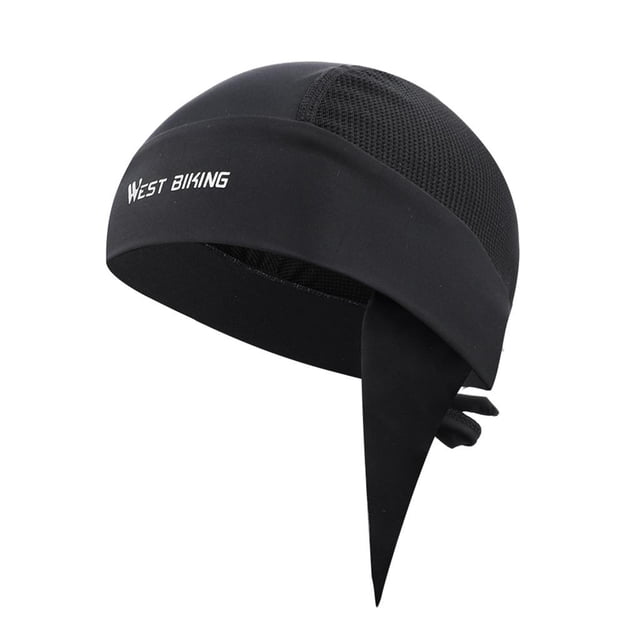 Bonnet de Cyclisme Extérieur sous-Couche Refroidissant Bandeau Unisexe Noir