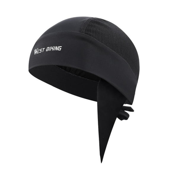 Gorro de ciclismo Sunnimix de secado rápido seda Suave Negro