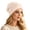 Beige -AP16, variant on Turbans for Women Soft Solid Flower Hats pre Tied Slip on Head Scarves for Headcovering Lightweight Knit Base for Daily Wear Navy
