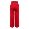 thumbnail image 5 of AWXNJUX Linen Pants Women Women's Elastic High Waisted Fashionable Wide Leg Pants With Slimming and Drapey Wide Leg Pants Pants Womens Womens Pants (Red2,L), 5 of 6
