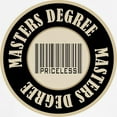 thumbnail image 3 of CafePress - Masters Degree Priceless Bar Code Baseball Jersey - Cotton Baseball Jersey, 3/4 Raglan Sleeve Shirt, 3 of 4