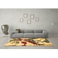 thumbnail image 3 of Ahgly Company Indoor Square Abstract Brown Modern Area Rugs, 8' Square, 3 of 4