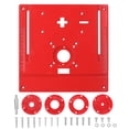 thumbnail image 1 of Yeacher Router Table Insert Plate Electric Trimming Machine Jig Saw Flip Board Engraving Auxiliary Tool with 4 Rings and Screws for Woodworking Work Benches, 1 of 7