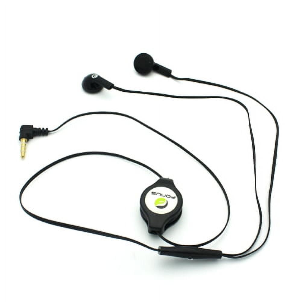 Headphones Retractable Earphones for Motorola Moto G Play (2024) - Hands-free Headset Handsfree Earbuds Earpieces Microphone V5J for Moto G Play (2024)