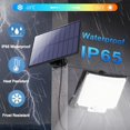 thumbnail image 3 of Luces LED solares para exteriores, lámpara de pared con Sensor de movimiento PIR, impermeable IP65, farola con control remoto para iluminación de jardín, 106/128/228, 3 of 4