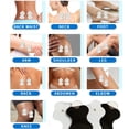 thumbnail image 4 of (24 piezas) Almohadillas de repuesto reutilizables compatibles con la unidad TENS de Omron (no marca Omron) 12 pares, 4 of 5