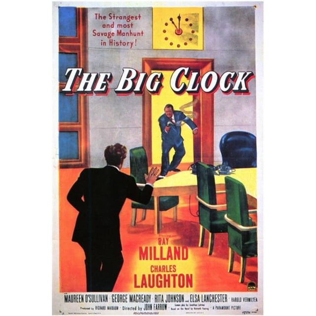 Posterazzi MOVCF0331 The Big Clock Movie Poster - 27 x 40 in.