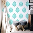 thumbnail image 6 of Damask Stencil 11.7x8.3in - Reusable Damask Floral Stencil for Painting Allover Patterns on Wall Furniture Wood & Paper, 6 of 7