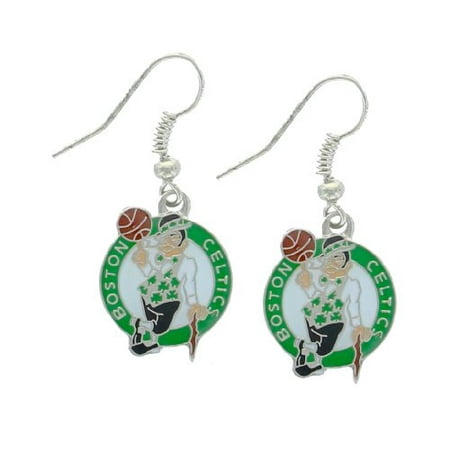 - NBA Boston Celtics Logo Dangler Earrings