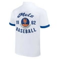 thumbnail image 3 of Men's Darius Rucker Collection by Fanatics  White New York Mets Bowling Button-Up Shirt, 3 of 3