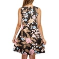 thumbnail image 5 of Rciityk Women's Summer Dresses Sleeveless Floral Mini Dresses Boho Pockets Tank Dress Casual Round Neck Beach Vacation Outfits, 5 of 6