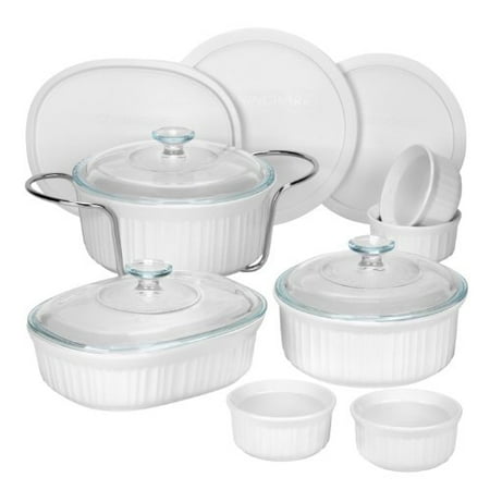 UPC 071160054363 product image for Corningware French White 14 Piece Bakeware Set | upcitemdb.com