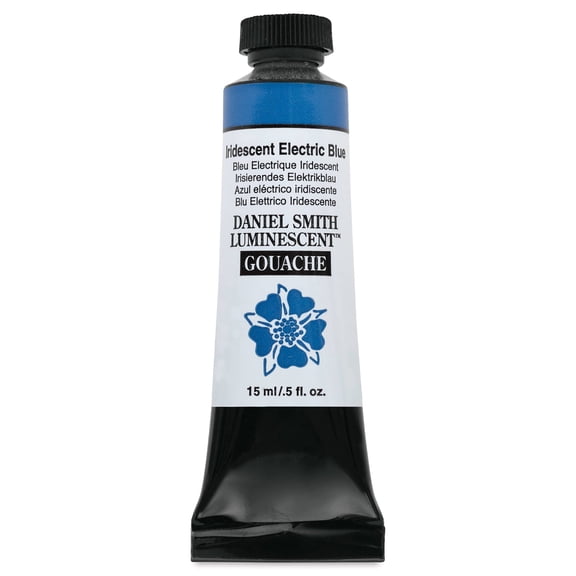 Daniel Smith Extra Fine Gouache - Iridescent Electric Blue, 15 ml Tube