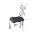 thumbnail image 2 of Funda de asiento de comedor Yotijar elástica extraíble naranja, 2 of 9