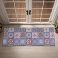 thumbnail image 2 of Purple Ethnic Geometric Patchwork Pattern Door Rugs,Washable Non Slip Door Mats Indoor,Decorative Door Mats,Entry Mat Indoor for Entrance,Bedroom,Kitchen,Bathroom,16"x47", 2 of 6