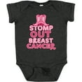 thumbnail image 3 of Inktastic Stomp Out Breast Cancer with Pink Cowgirl Boots Boys or Girls Baby Bodysuit, 3 of 5