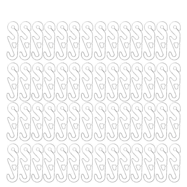 150 Pcs Crochet de Boucle de Masque Réglable Crochet d'Extension de Masque Crochet Antidérapant Crochet de Protection d'Oreilles de Masque Crochet en Forme de S Connecteur de Corde de Masque (Blanc 53x15mm)