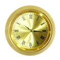 thumbnail image 2 of Mini Clock Insert, Quiet Clock Movement, Clock Mechanism, Easy To Read 35mm Round Clock Head For DIY Clock Repairing Replacement Aureate Roman Number, 2 of 8