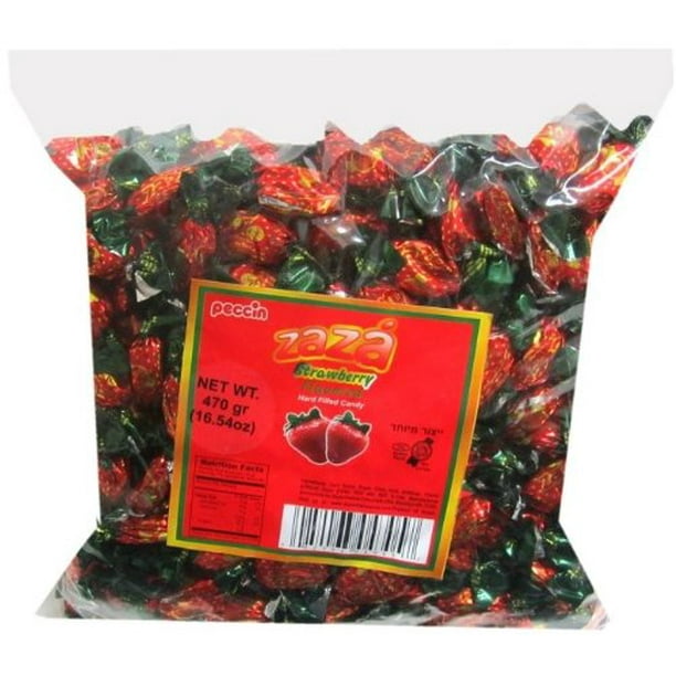 Zaza Kosher Strawberry Hard Filled Candy