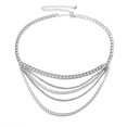 thumbnail image 2 of Cadena de cintura de cristal Cadenas de cuerpo de vientre de playa Accesorios de cuerpo de joyería de cintura de moda para mujeres y niñas, 2 of 5