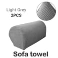 thumbnail image 4 of 2Pcs Stretch Armrest Covers Slipcovers Sofa Couch Chair Furniture Washable Furniture Protector, 4 of 5