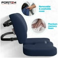 thumbnail image 4 of FORTEM Office Chair Cushion and Back Support for Office Chair, Lumbar Support Pillow, Memory Foam, Non Slip Sitting and Back Rest for Gaming, Car Seat Cushion, Chair Pad, 4 of 9
