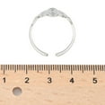 thumbnail image 4 of 304 Stainless Steel Knot Open Cuff Rings for Women Stainless Steel color 23mm Adjustable, 4 of 4