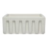 thumbnail image 6 of ALFI brand AB2418HS-B 24 inch Biscuit Reversible Smooth / Fluted Single Bowl Fireclay Farm Sink, 6 of 12