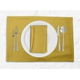 thumbnail image 1 of S4Sassy Yellow Diamond Geometric Printed Dining Room Reversible Tablemats With Napkins set, 1 of 3