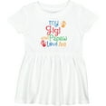 thumbnail image 3 of Inktastic Gigi and Papaw Love Me Grandchild Girls Baby Dress, 3 of 5