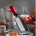 thumbnail image 2 of Microplane Gourmet Series Bi-Directional Ribbon Grater - Red, 2 of 2