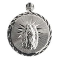 thumbnail image 2 of JOYARIS Dije Medalla Virgen De Guadalupe Chica Diamantada Plata 925 DM-0000223, 2 of 3