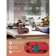 VOCOO Kids Timer Digital Kitchen Timer, Game Console Design, Large LED Display, 99-Minute Countdown Timer for Cooking Classroom Homework Exercise