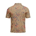 thumbnail image 5 of CCRFTGI Polo Shirts for men Casual Short Sleeve Golf Shirt Quick Dry Athletic T-Shirt Moisture Wicking Shirt Khaki L, 5 of 5
