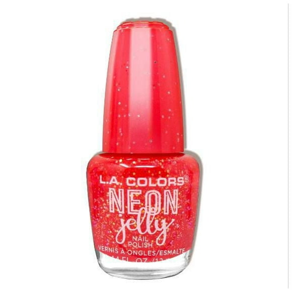 Neon Jelly Nail Polish- Tropical Punch, 13mL