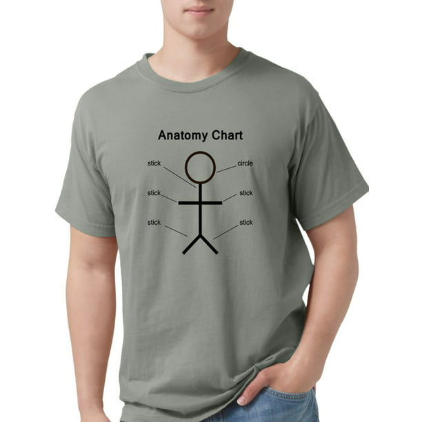 CafePress - Anatomy Shirt - Mens Comfort Colors® - Walmart.com