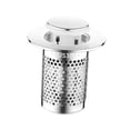 thumbnail image 3 of Tapón del fregadero del baño,Tapón del fregadero del baño Tapa del drenaje de la bañera,Colador del fregadero de la bañera de acero inoxidable Tapón de la bañera,Filtro de drenaje de, 3 of 8
