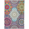 thumbnail image 2 of GZHJMY Mandala Tablecloth, Rectangle Waterproof Washable Polyester Table Cover for Picnic Dinner Holiday Party Decor, 60 x 60 Inch, 2 of 7