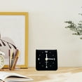thumbnail image 5 of Qholemyo Small Clock Decorative Ornaments Desktop Clock Living Room Modern Easy Tabletop Desktop Clock Home Decoration Batteries Are Not Included, 5 of 6