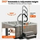 thumbnail image 5 of Historyli Pasamanos para jacuzzi de 57 pulgadas, giratorio 360°, altura ajustable, base deslizable y agarre antideslizante para interiores y exteriores, capacidad de 600 libras, color negro, 5 of 7