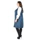 thumbnail image 2 of Chaleco largo tipo gamuza Roman Fashion Tallas Extras 3905 Azul marino Unitalla, 2 of 7
