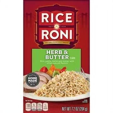 Rice-A-Roni Rice & Pasta Mix, Herb & Butter, 7.2 oz Box (Pack of 14)