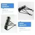 thumbnail image 7 of Bicycle Rear Cargo Rack with Strong Load Capacity Lightweight Aluminum Alloy Black for Bike Use 1 Pc, 7 of 7