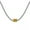 Yellow, variant on 8A Ice Cut Rectangle Zirconia S925 Sterling Tennis Necklaces Women Wedding Party-Pink