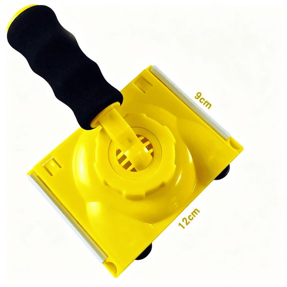 KAISA Paint Edger, 360° Rotation Handle Paint Edger Trimmer with 5Pcs Replace Pads, Corner Walls & Ceilings Pad Painter, Edge Painting Tool for Wall Paint Pad Applicator