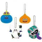 Dragon Quest Teeny Sanguini, Mimic, She-Slime & King Slime Set of 4 Plush Keychains