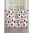 thumbnail image 3 of Kitchen Curtains 45 Inches length, Cartoon Ladybug Window Treatment Curtain Drapes, Funny Animals Dot Modern Simple Lightweight Window Panels for Living Room Bedroom, 52"x45", 2 Panels, 3 of 7