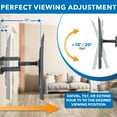 thumbnail image 3 of Mount-It! Outdoor Full Motion  TV Wall Mount,  Rust Resistant, Fits  37"-80" TV's, Capacity 110 lbs., Patio, Deck, Balcony, 3 of 12